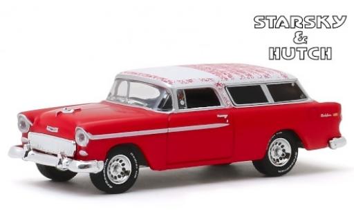 Diecast model cars Chevrolet Nomad Station Wagon red/white Starsky & Hutch 1955 1/64 Greenlight