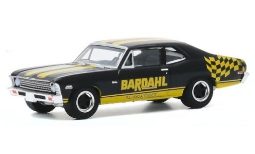 Diecast model cars Chevrolet Nova Coupe Bardahl 1972 1/64 Greenlight