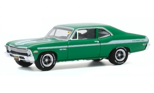 Diecast model cars Chevrolet Nova Coupe green/Dekor 1972 1/64 Greenlight