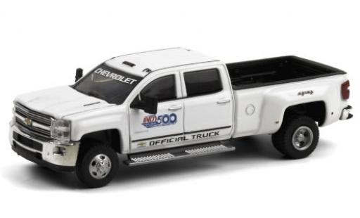 Diecast model cars Chevrolet Silverado pickup 3500 HD Indy 500 2017 101st Annual 500 Mile Race Official Truck 1/64 Greenlight