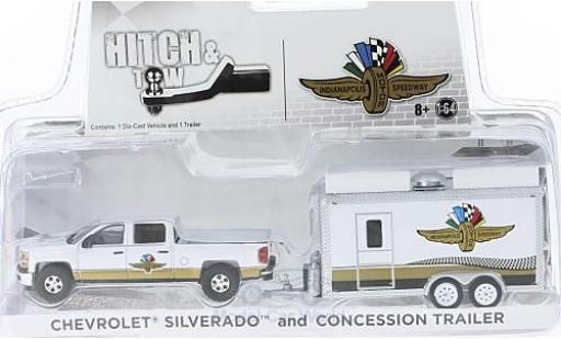 Diecast model cars Chevrolet Silverado pickup Indianapolis Motor Speedway with Verkaufsanh&Atilde;&curren;nger 1/64 Greenlight