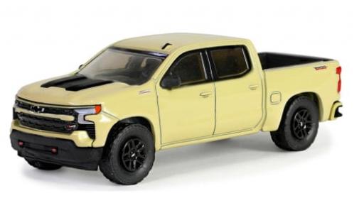 Diecast model cars Chevrolet Silverado pickup LT Trail Boss beige 2023 1/64 Greenlight