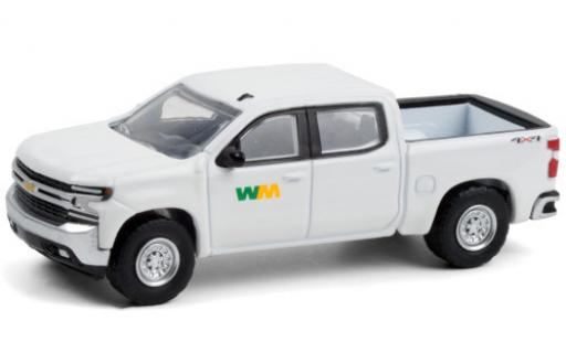 Diecast model cars Chevrolet Silverado pickup WM - Waste Management 2020 1/64 Greenlight