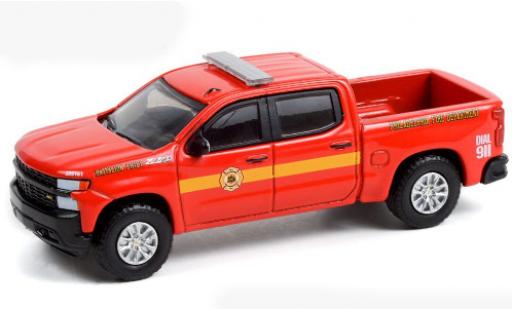 Diecast model cars Chevrolet Silverado pompiers Z71 red/Dekor Pennsylvania Fire Department 2020 1/64 Greenlight