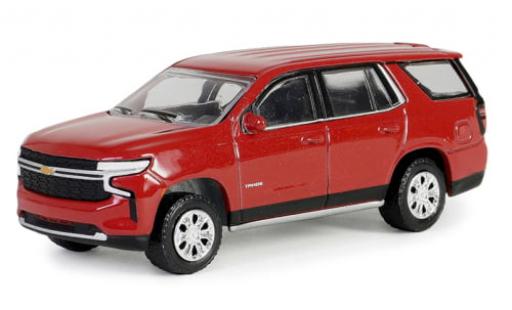 Diecast model cars Chevrolet Tahoe suv LS red 2023 1/64 Greenlight
