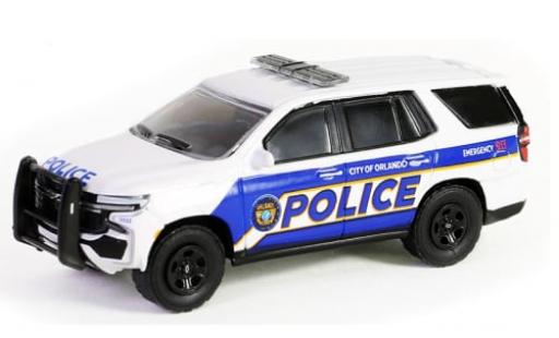 Diecast model cars Chevrolet Tahoe police Pursuit Vehicle City of Orlando Department 2022 1/64 Greenlight