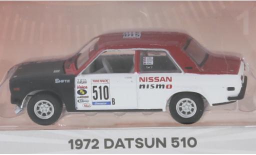 Diecast model cars Datsun 510 Sedan No.B 1972 2-Door 1/64 Greenlight