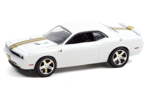 Diecast model cars Dodge Challenger Coupe RT white/Dekor Hurst Performance 2009 1/64 Greenlight
