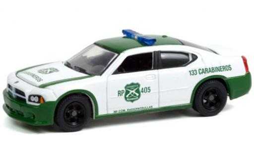 Diecast model cars Dodge Charger police Carabineros de Chile 2006 1/64 Greenlight