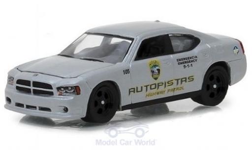 Diecast model cars Dodge Charger police Pursuit Autopistas Highway Patrol 2008 1/64 Greenlight