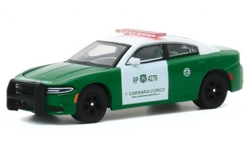 Diecast model cars Dodge Charger police Pursuit Carabineros de Chile - 1a Comisaria Curico 2018 1/64 Greenlight