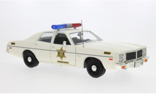 Diecast model cars Dodge Coronet police 1975 Hazzard County Sheriff Greenlight