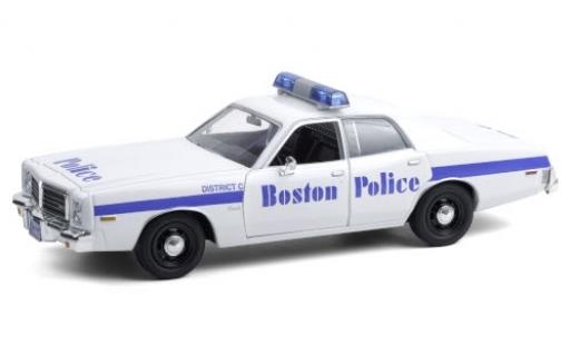 Diecast model cars Dodge Coronet police Boston 1976 1/24 Greenlight