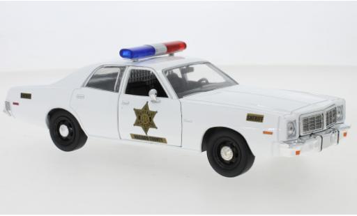 Diecast model cars Dodge Coronet police Hazzard County Sheriff 1975 (USA) 1/24 Greenlight