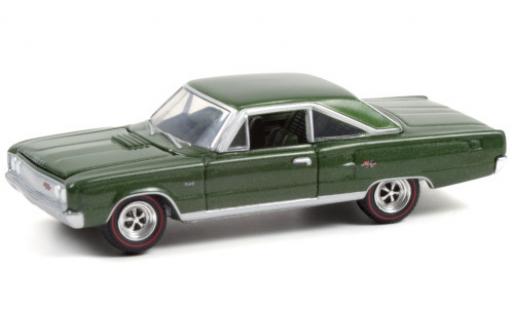 Diecast model cars Dodge Coronet R/T HEMI metallic green 1967 1/64 Greenlight