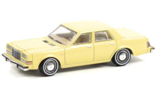 Diecast model cars Dodge Diplomat Berline beige 1981 The Greatest American Hero (1981-83 TV Series) 1/64 Greenlight