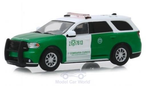 Diecast model cars Dodge Durango SUV Comisaria Curico - Carbineros de Chile 2018 1/64 Greenlight