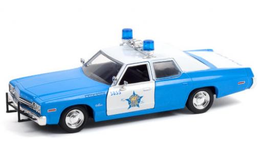 Diecast model cars Dodge Monaco police Chicago Department 1974 1/24 Greenlight