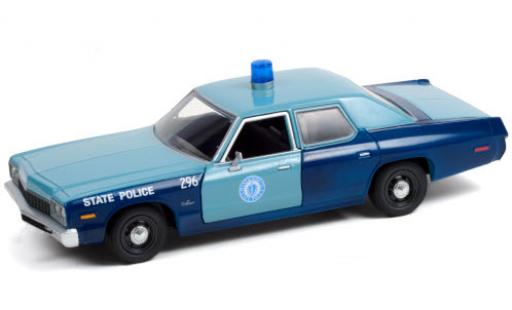 Diecast model cars Dodge Monaco police Massachusetts State 1975 1/24 Greenlight