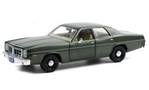 Diecast model cars Dodge Monaco Berline metallic green 1977 Hunter (TV-s&iuml;&iquest;&frac12;rie 1984-91) 1/24 Greenlight