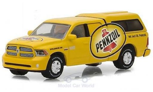 Diecast model cars Dodge RAM pickup 1500 Sport Pennzoil 2014 1/64 Greenlight