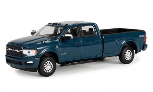 Diecast model cars Dodge RAM pickup 2500 Big Horn blue 2023 1/64 Greenlight