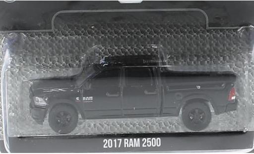 Diecast model cars Dodge RAM pickup 2500 black 2017 sans Vitrine 1/64 Greenlight