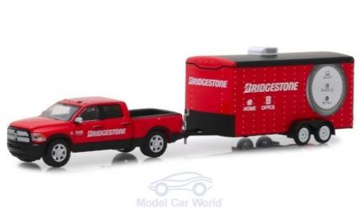 Diecast model cars Dodge RAM pickup red Bridgestone 2017 with Anh&Atilde;&curren;nger 1/64 Greenlight