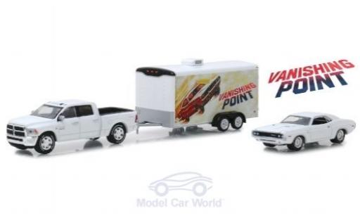 Diecast model cars Dodge RAM pickup 2500 Vanishing Point 1971 mi Anh&Atilde;&curren;nger and Challenger R/T 1/64 Greenlight