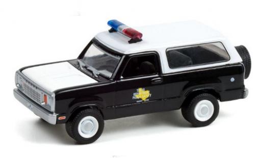 Diecast model cars Dodge Ramcharger police Texas Department of Public Safety 1/64 Greenlight