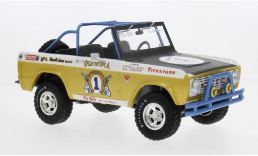 Diecast model cars Ford Bronco Baja 1970 Big Oly Tribute Edition 1/18 Greenlight