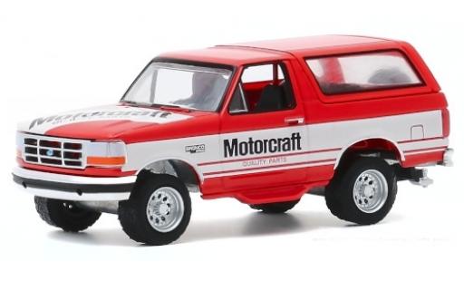 Diecast model cars Ford Bronco Wagon Motorcraft Quality Parts 1994 1/64 Greenlight