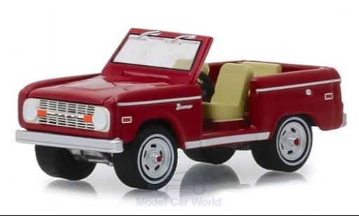 Diecast model cars Ford Bronco Wagon red Elvis Presley 1/64 Greenlight