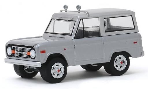 Diecast model cars Ford Bronco Wagon grey Speed 1970 1/64 Greenlight