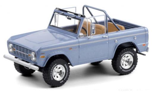 Diecast model cars Ford Bronco Sport Sport metallic blue 1969 1/18 Greenlight