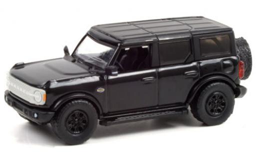 Diecast model cars Ford Bronco Wildtrak black 2021 1/64 Greenlight