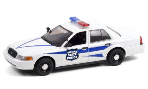 Diecast model cars Ford Crown Police Interceptor Victoria Indiana State 2008 1/24 Greenlight