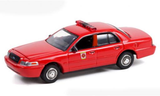 Diecast model cars Ford Crown Police Interceptor Victoria red/Dekor Maryland Fire Department 2001 1/64 Greenlight