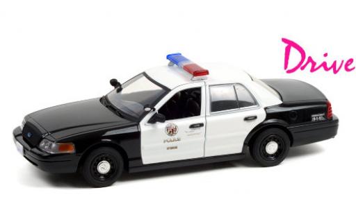 Diecast model cars Ford Crown Police Interceptor Victoria Los Angeles Department 2001 1/24 Greenlight
