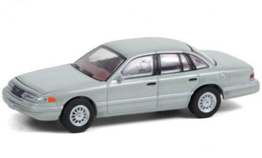 Diecast model cars Ford Crown Victoria metallic grey 1993 The X-Files 1/64 Greenlight