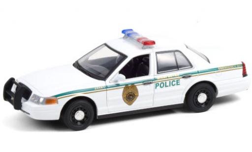 Diecast model cars Ford Crown Police Interceptor Victoria Miami Metro 2001 Dexter 1/24 Greenlight