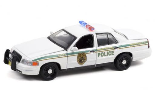 Diecast model cars Ford Crown Police Interceptor Victoria Miami Metro - Dexter 2001 1/43 Greenlight