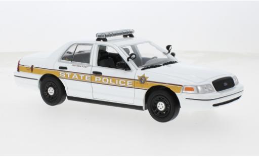 Diecast model cars Ford Crown Police Interceptor Victoria 2009 Illinois State 1/24 Greenlight