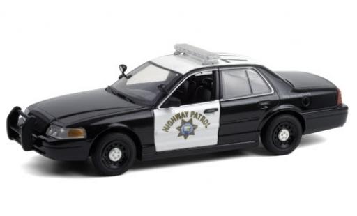 Diecast model cars Ford Crown Police Interceptor Victoria California Highway Patrol 2008 1/24 Greenlight