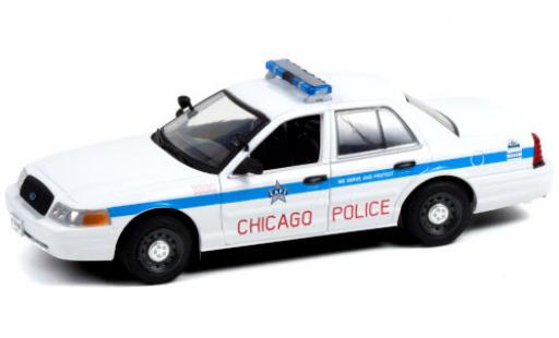 Diecast model cars Ford Crown Police Interceptor Victoria Chicago Department 2008 1/24 Greenlight