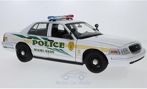 Diecast model cars Ford Crown Police Interceptor Victoria CSI: Miami (TV Serie) 2003 1/18 Greenlight