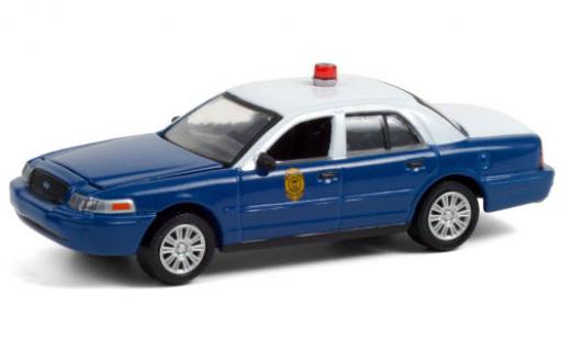 Diecast model cars Ford Crown Police Interceptor Victoria Kansas Highway Patrol 2011 Kansas autoroute Patrol 75th Anniversaire 1/64 Greenlight