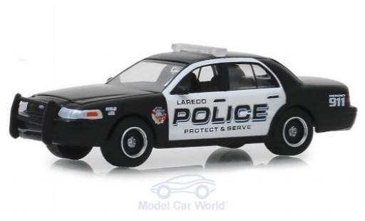 Diecast model cars Ford Crown Police Interceptor Victoria Laredo 2010 1/64 Greenlight