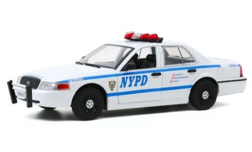 Diecast model cars Ford Crown Police Interceptor Victoria NYPD - New York City Department 2011 1/24 Greenlight