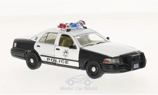 Diecast model cars Ford Crown Police Interceptor Victoria black/white The Hangover 2009 2000 1/43 Greenlight